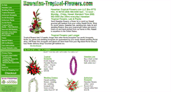 Desktop Screenshot of hawaiian-tropical-flowers.com